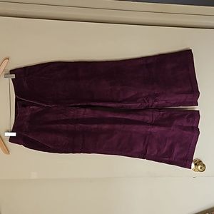 BNWT Pact Cropped Wide-Leg Corduroys